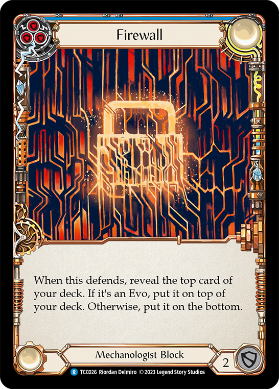 Firewall (Blue) [TCC026] (Round the Table: TCC x LSS) | Shuffle n Cut Hobbies & Games