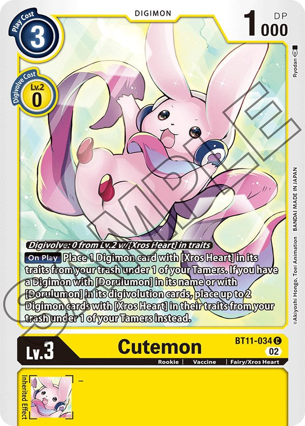 Cutemon [BT11-034] [Dimensional Phase] | Shuffle n Cut Hobbies & Games