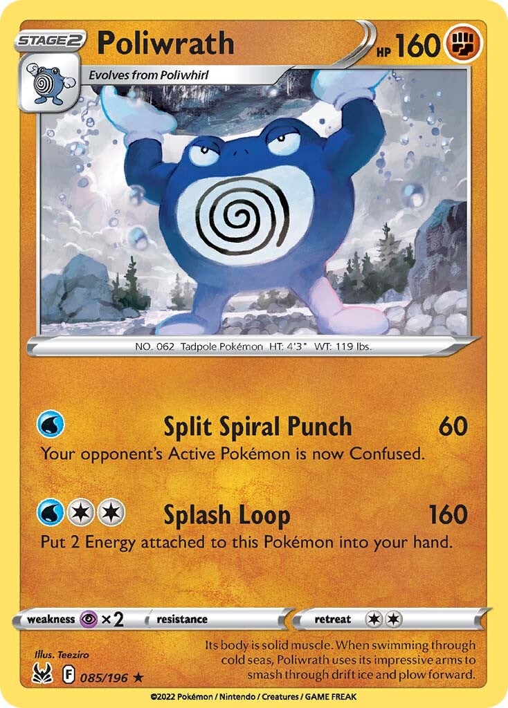 Poliwrath (085/196) [Sword & Shield: Lost Origin] | Shuffle n Cut Hobbies & Games