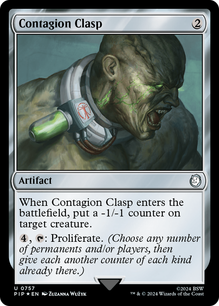 Contagion Clasp (Surge Foil) [Fallout] | Shuffle n Cut Hobbies & Games