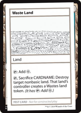 Waste Land (2021 Edition) [Mystery Booster Playtest Cards] | Shuffle n Cut Hobbies & Games