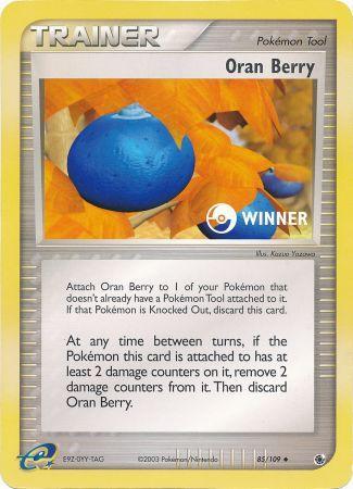 Oran Berry (85/109) (Jumbo Card) [EX: Ruby & Sapphire] | Shuffle n Cut Hobbies & Games