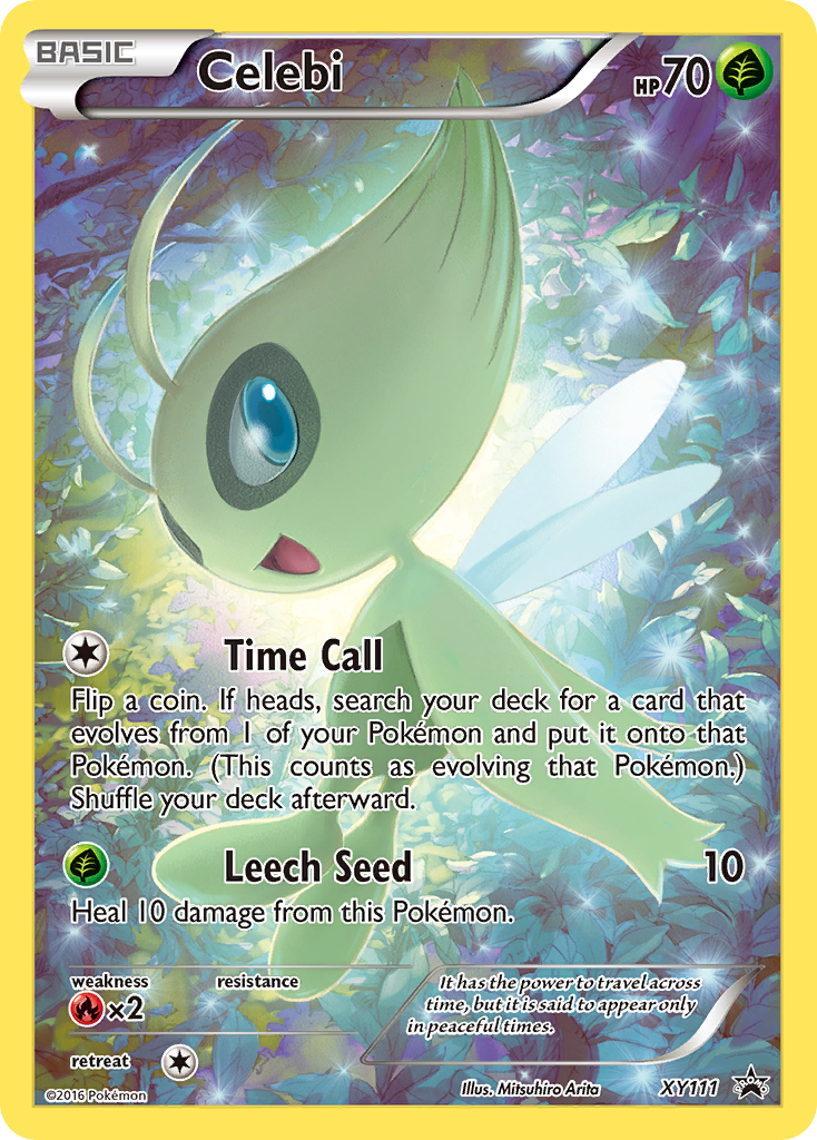 Celebi (XY111) [XY: Black Star Promos] | Shuffle n Cut Hobbies & Games