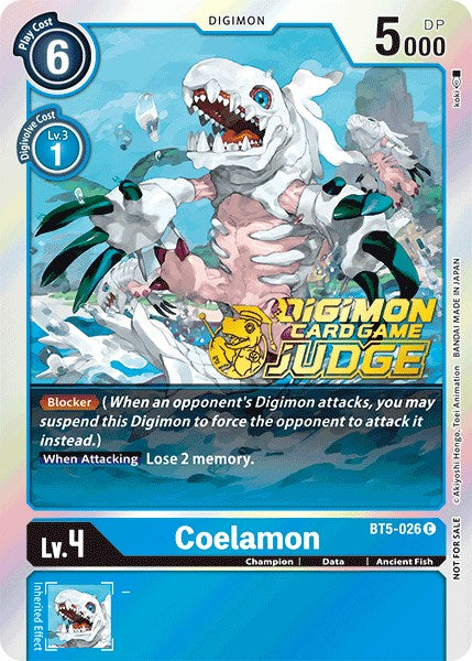 Coelamon [BT5-026] (Judge Pack 1) [Battle of Omni Promos] | Shuffle n Cut Hobbies & Games