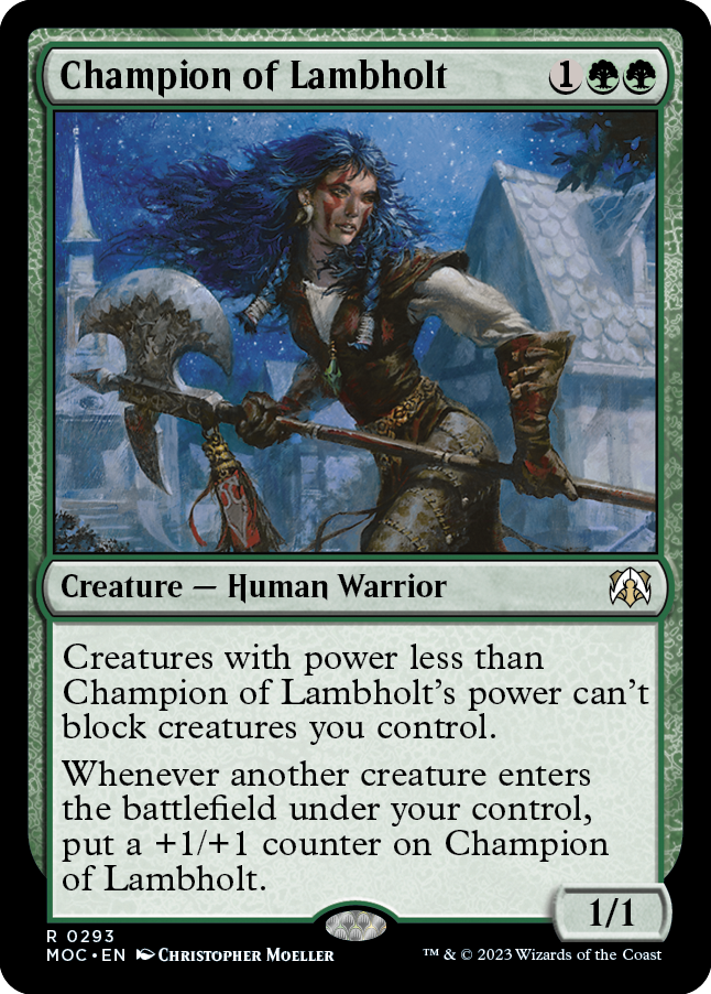 Champion of Lambholt [March of the Machine Commander] | Shuffle n Cut Hobbies & Games