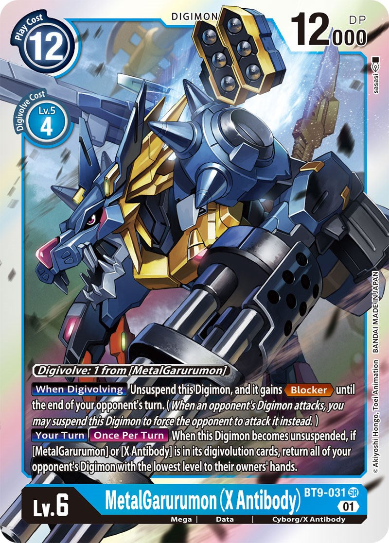 MetalGarurumon (X Antibody) [BT9-031] [X Record] | Shuffle n Cut Hobbies & Games