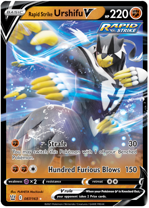 Rapid Strike Urshifu V (087/163) [Sword & Shield: Battle Styles] | Shuffle n Cut Hobbies & Games