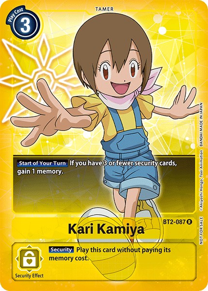 Kari Kamiya [BT2-087] (Official Tournament Pack Vol.3) [Release Special Booster Promos] | Shuffle n Cut Hobbies & Games