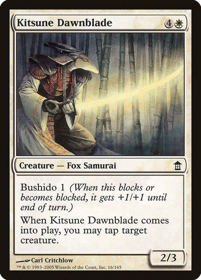 Kitsune Dawnblade [Saviors of Kamigawa] | Shuffle n Cut Hobbies & Games