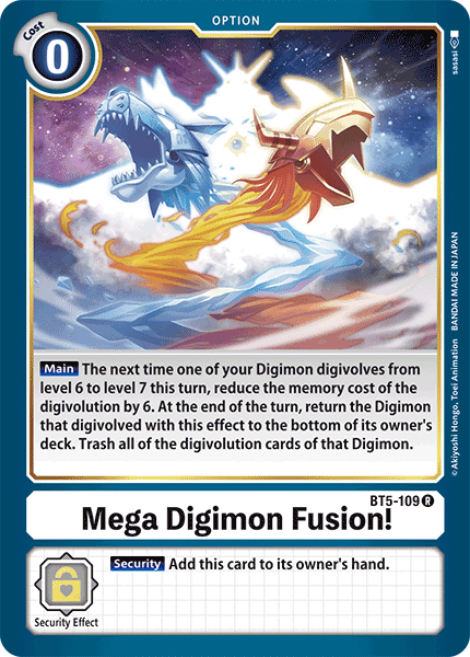 Mega Digimon Fusion! [BT5-109] [Battle of Omni] | Shuffle n Cut Hobbies & Games