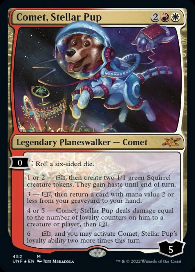 Comet, Stellar Pup (Galaxy Foil) [Unfinity] | Shuffle n Cut Hobbies & Games