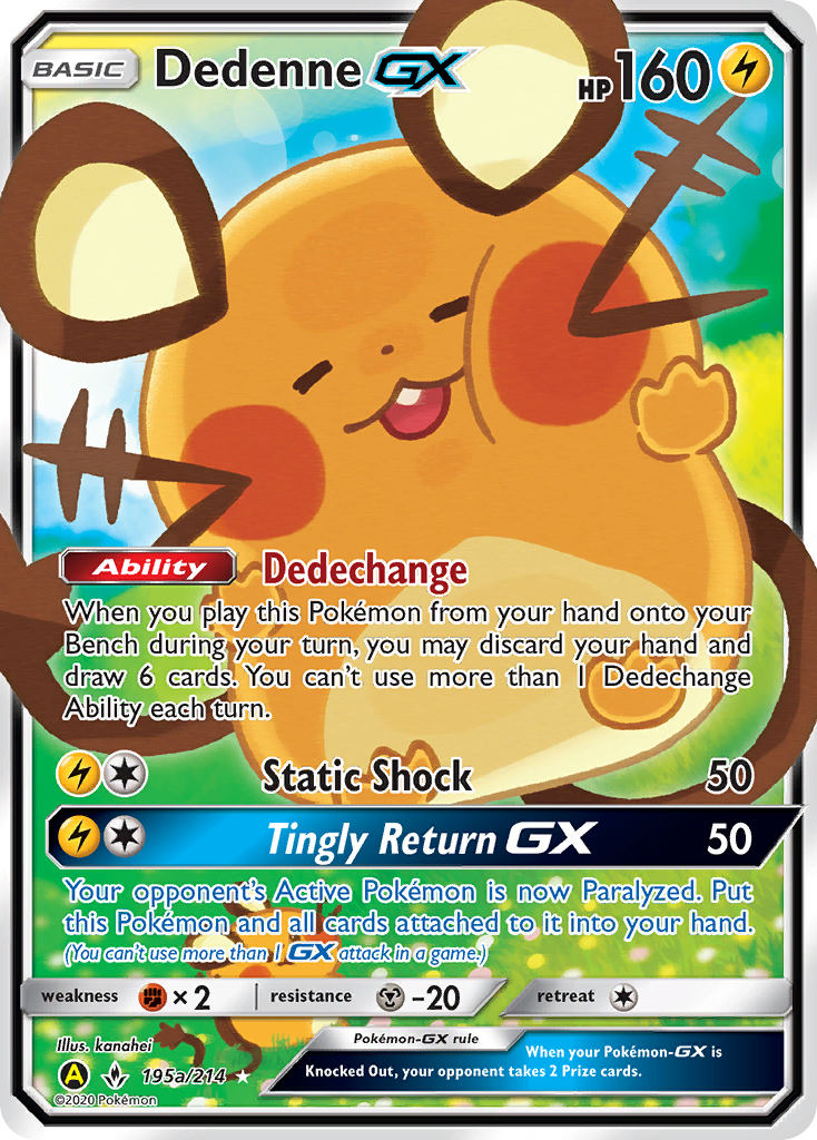 Dedenne GX (195a/214) [Alternate Art Promos] | Shuffle n Cut Hobbies & Games