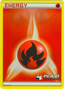 Fire Energy (2011 Play Pokemon Promo) [League & Championship Cards] | Shuffle n Cut Hobbies & Games