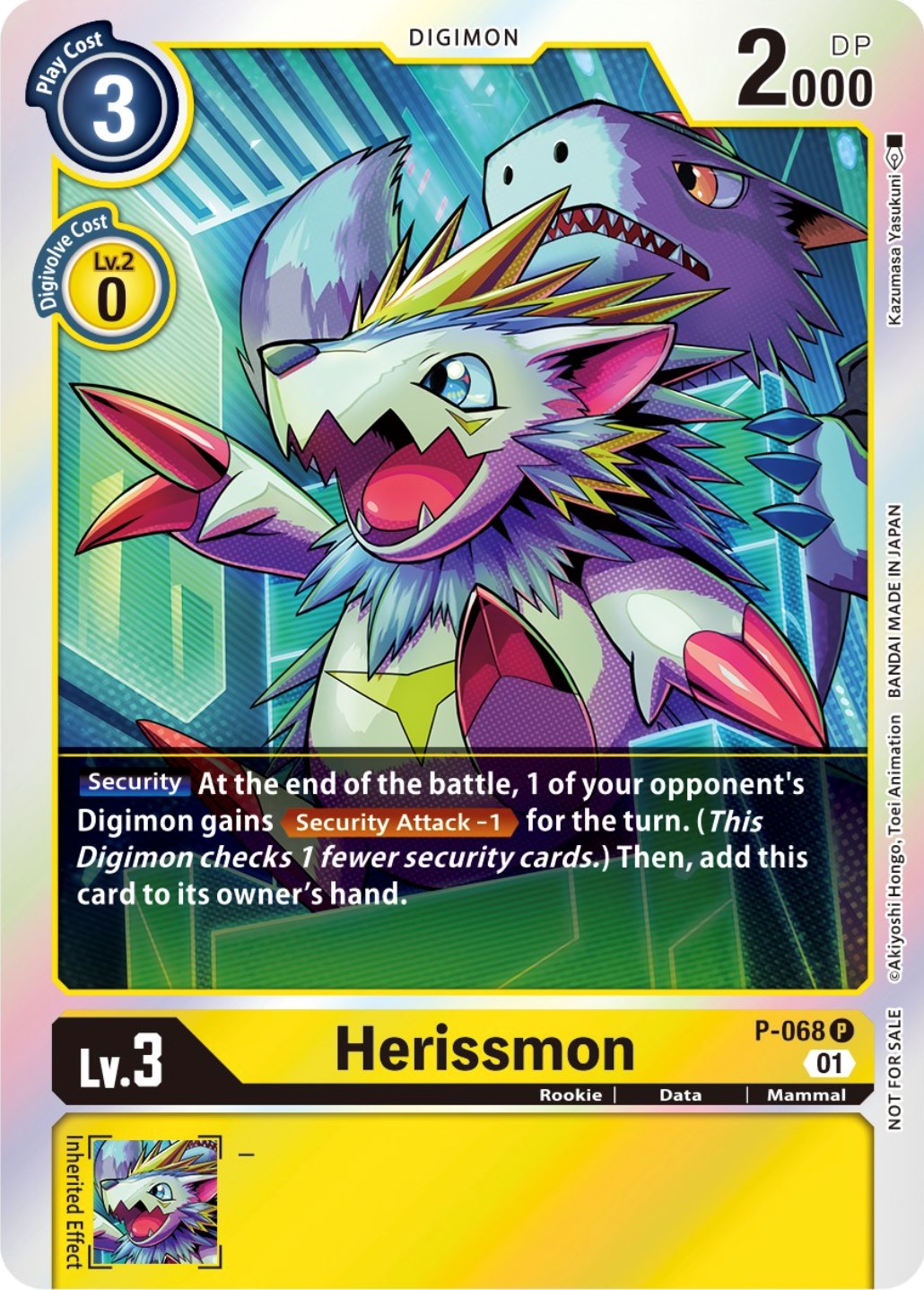 Herissmon [P-068] (Limited Card Pack) [Promotional Cards] | Shuffle n Cut Hobbies & Games