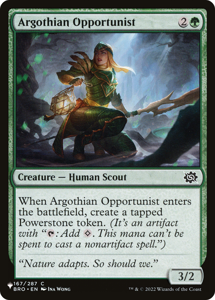 Argothian Opportunist [The List] | Shuffle n Cut Hobbies & Games