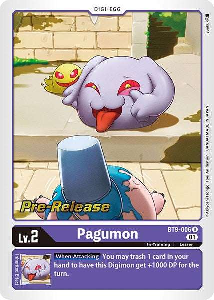 Pagumon [BT9-006] [X Record Pre-Release Promos] | Shuffle n Cut Hobbies & Games