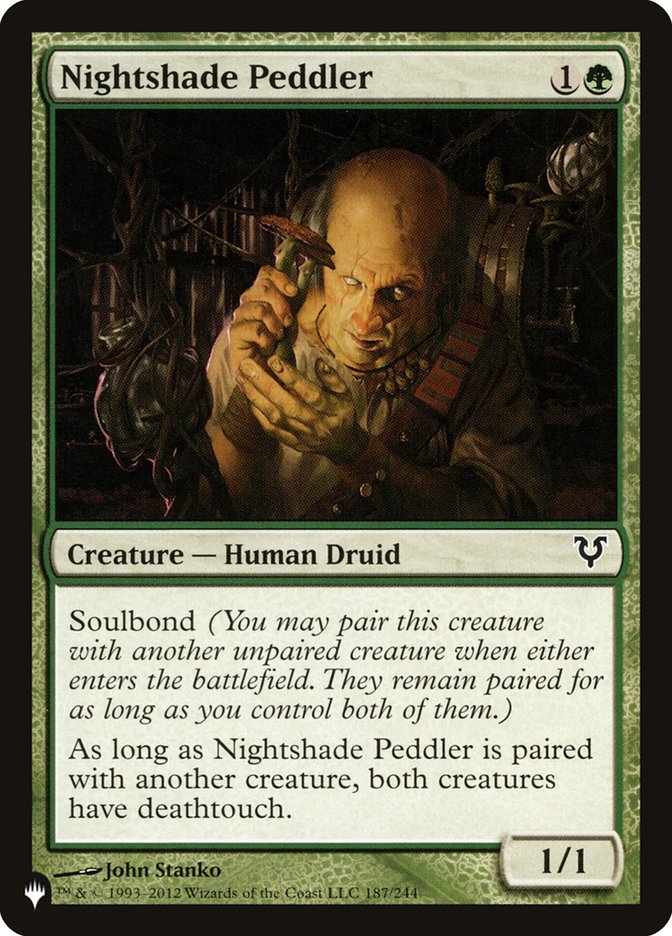 Nightshade Peddler [The List] | Shuffle n Cut Hobbies & Games