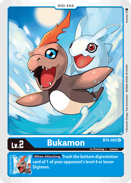 Bukamon [BT4-002] [Great Legend] | Shuffle n Cut Hobbies & Games