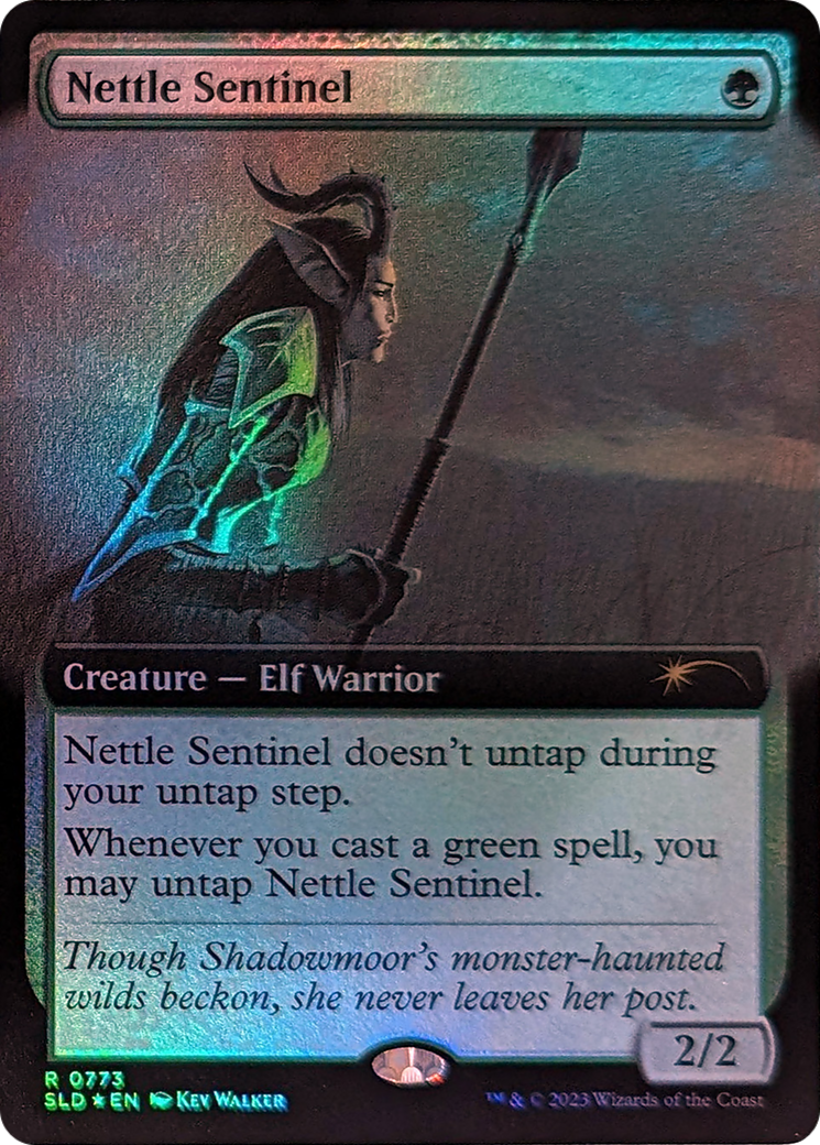 Nettle Sentinel (Extended Art) [Secret Lair Drop Series] | Shuffle n Cut Hobbies & Games