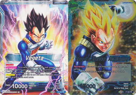 Vegeta // Vegeta, Furious Awakening (Draft Box 04 Tournament) (P-163) [Promotion Cards] | Shuffle n Cut Hobbies & Games