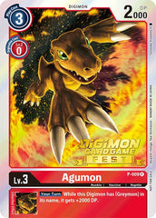 Agumon [P-009] (Digimon Card Game Fest 2022) [Promotional Cards] | Shuffle n Cut Hobbies & Games