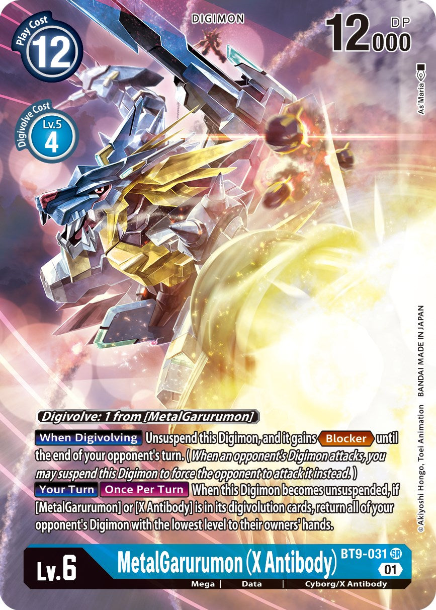 MetalGarurumon (X Antibody) [BT9-031] (Alternate Art) [X Record] | Shuffle n Cut Hobbies & Games