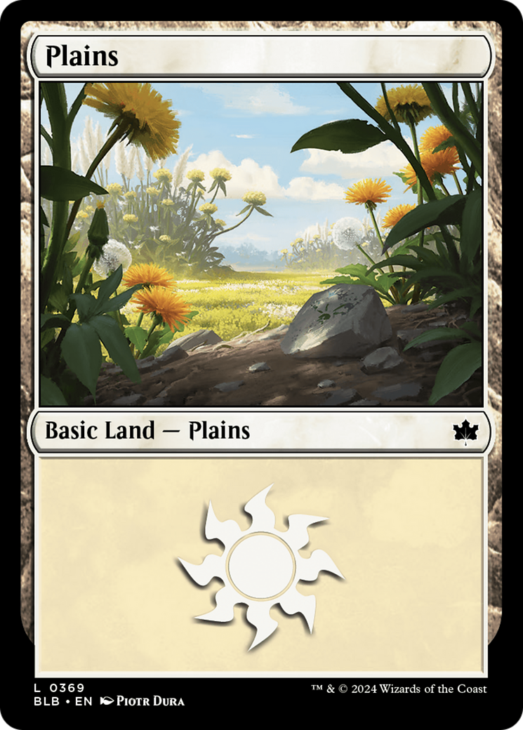 Plains (0369) [Bloomburrow] | Shuffle n Cut Hobbies & Games