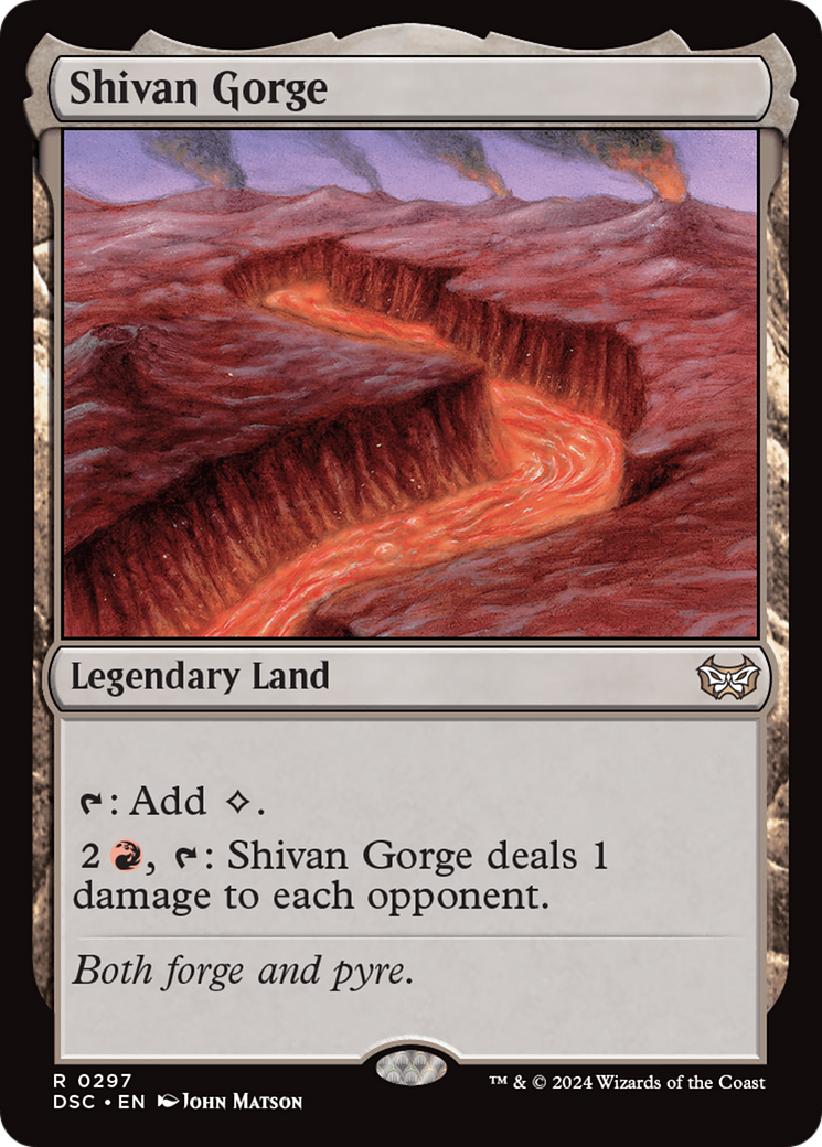 Shivan Gorge [Duskmourn: House of Horror Commander] | Shuffle n Cut Hobbies & Games