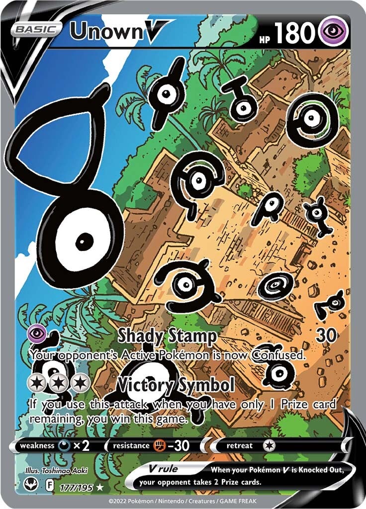 Unown V (177/195) [Sword & Shield: Silver Tempest] | Shuffle n Cut Hobbies & Games