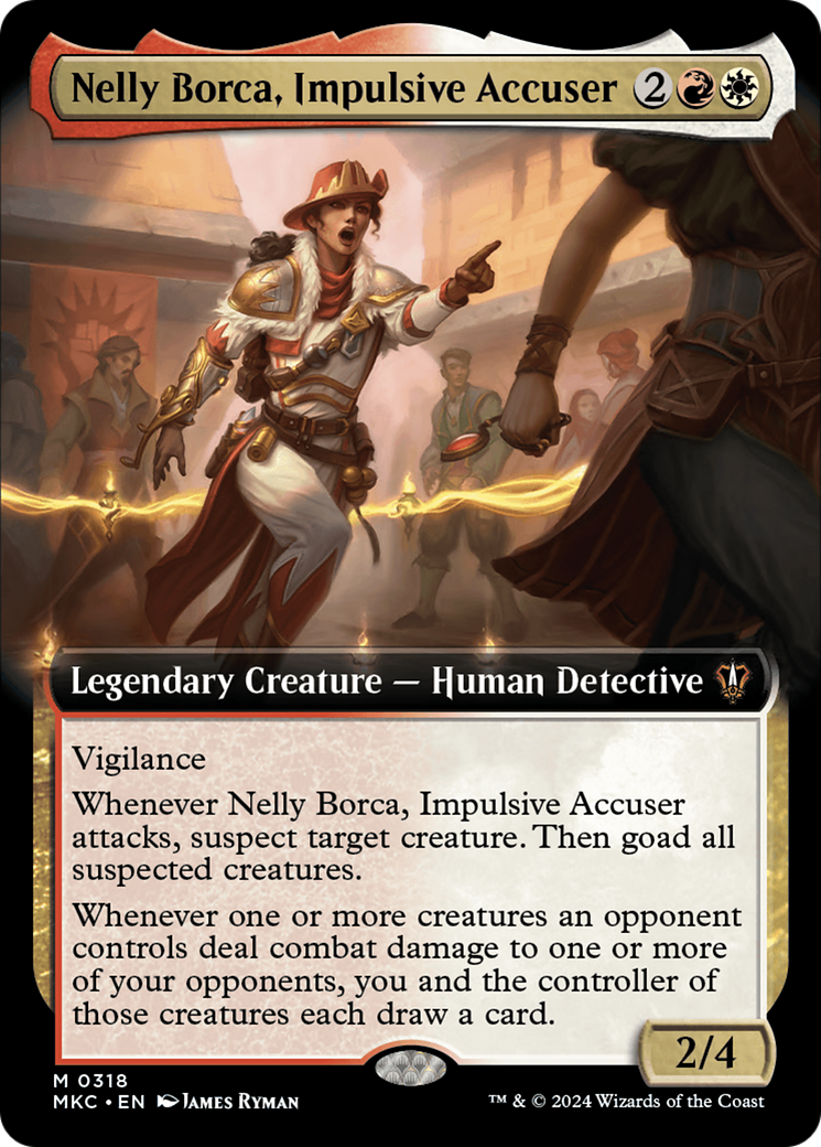 Nelly Borca, Impulsive Accuser (Extended Art) [Murders at Karlov Manor Commander] | Shuffle n Cut Hobbies & Games