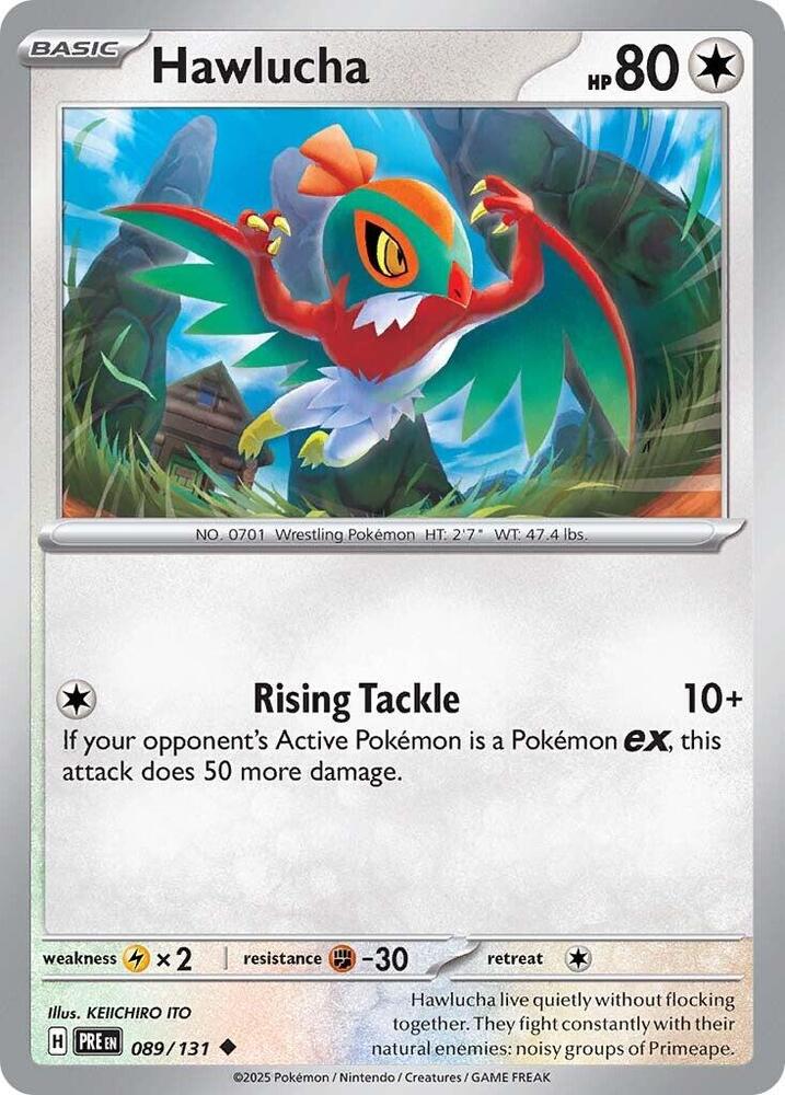 Hawlucha (089/131) [Scarlet & Violet: Prismatic Evolutions] | Shuffle n Cut Hobbies & Games