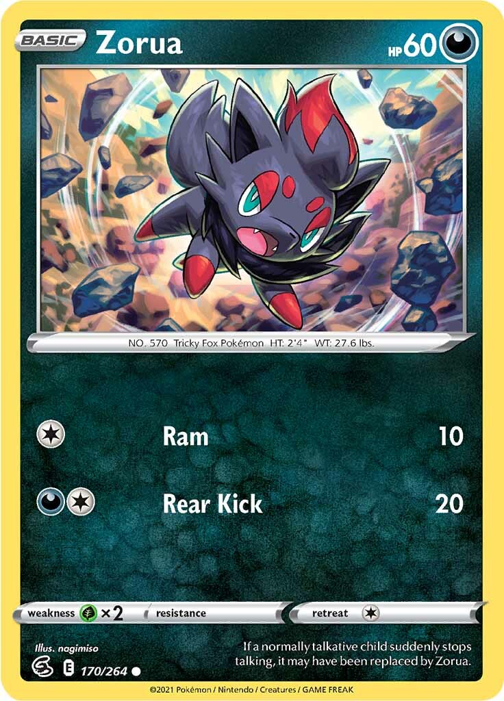 Zorua (170/264) [Sword & Shield: Fusion Strike] | Shuffle n Cut Hobbies & Games