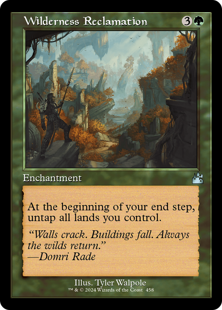 Wilderness Reclamation (Retro Frame) [Ravnica Remastered] | Shuffle n Cut Hobbies & Games