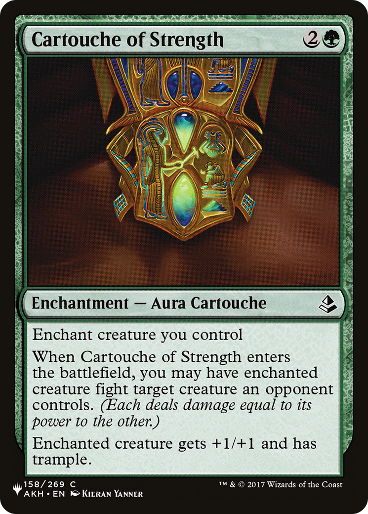 Cartouche of Strength [The List] | Shuffle n Cut Hobbies & Games