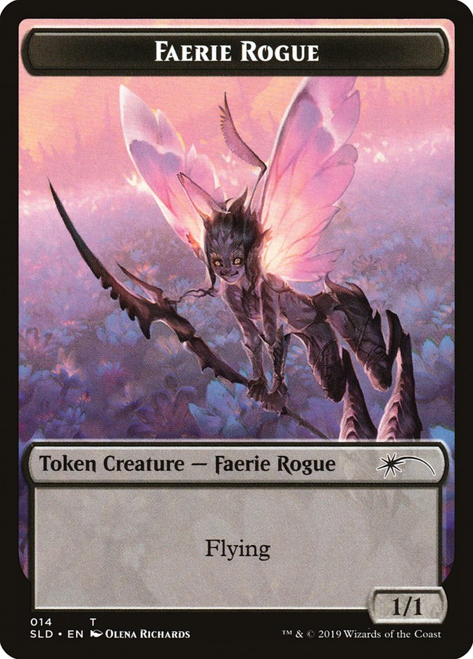 Faerie Rogue Token (014) [Secret Lair Drop Series] | Shuffle n Cut Hobbies & Games