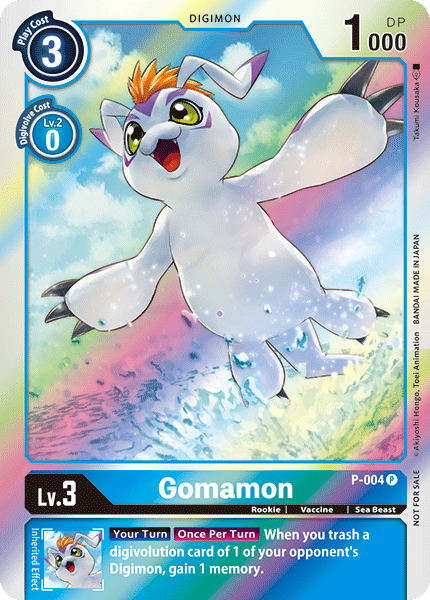 Gomamon [P-004] [Promotional Cards] | Shuffle n Cut Hobbies & Games