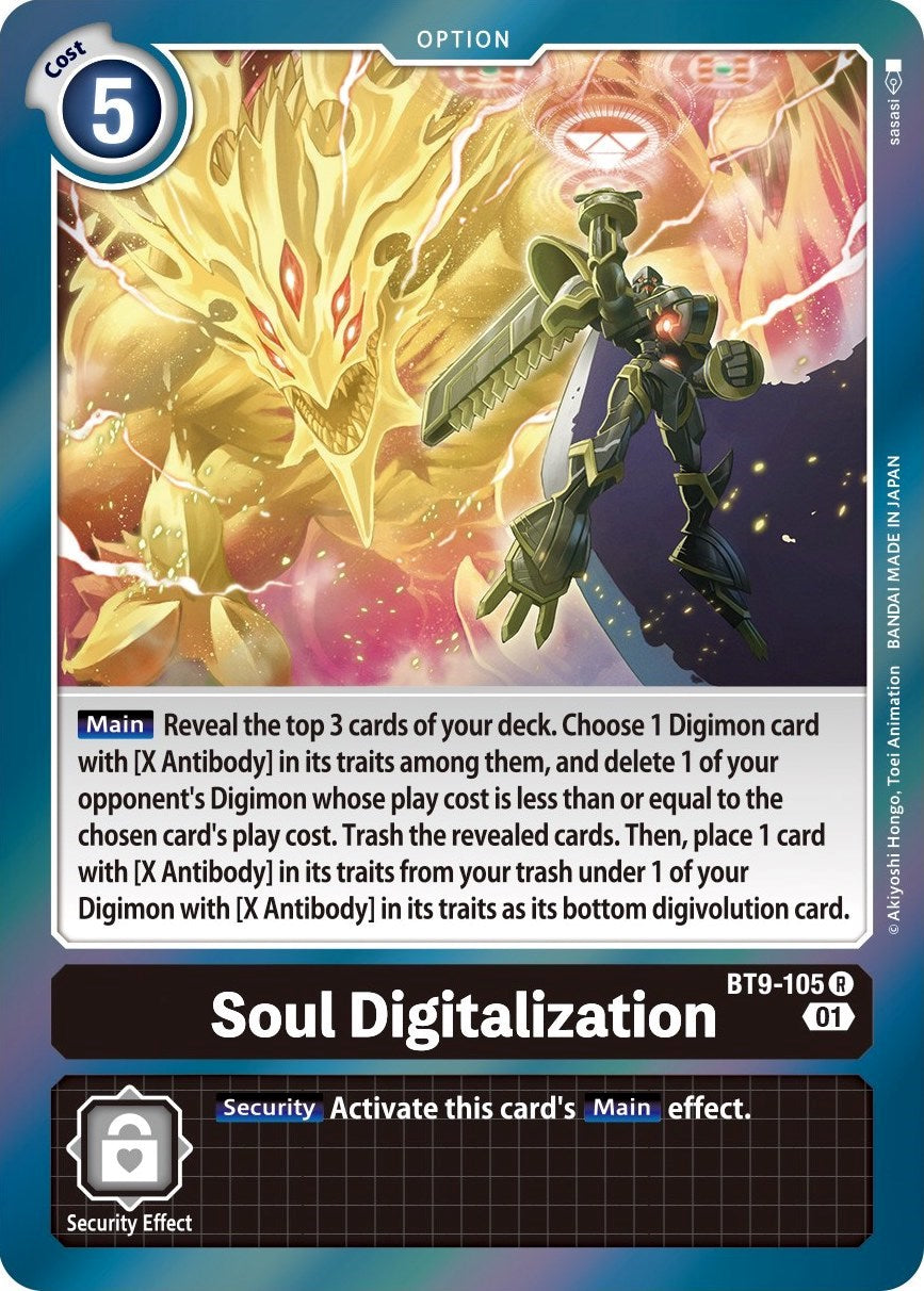 Soul Digitalization [BT9-105] [X Record] | Shuffle n Cut Hobbies & Games