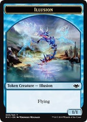 Illusion (005) // Rhino (013) Double-Sided Token [Modern Horizons Tokens] | Shuffle n Cut Hobbies & Games