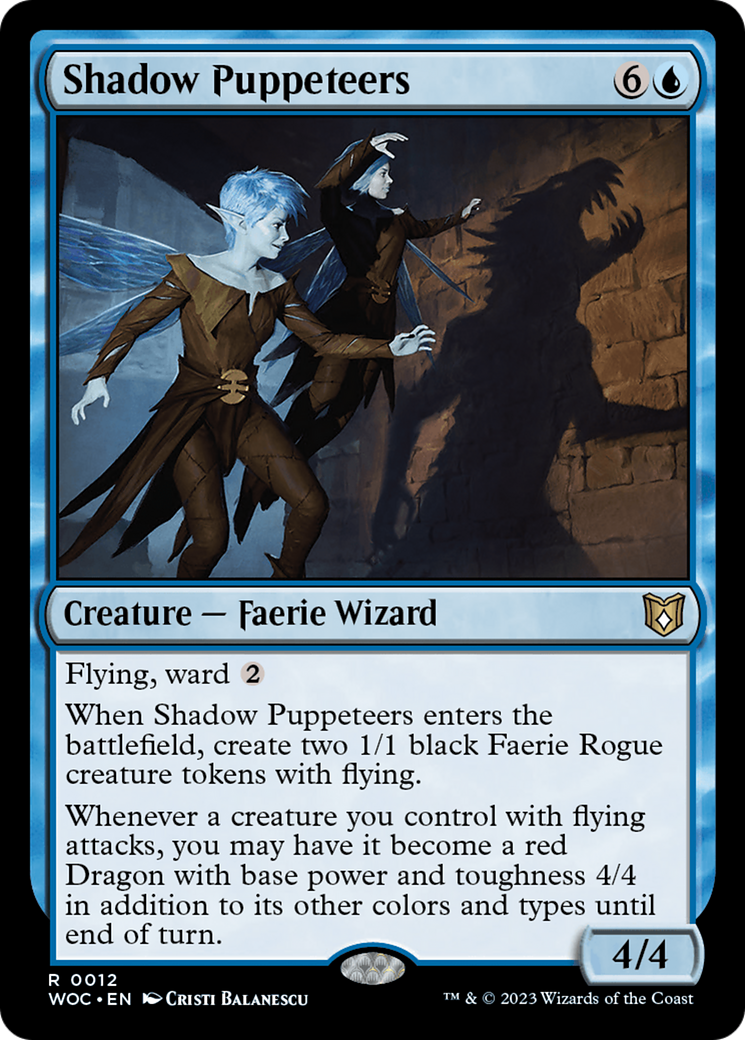 Shadow Puppeteers [Wilds of Eldraine Commander] | Shuffle n Cut Hobbies & Games