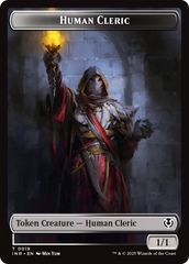 Demon // Human Cleric Double-Sided Token [Innistrad Remastered Tokens] | Shuffle n Cut Hobbies & Games