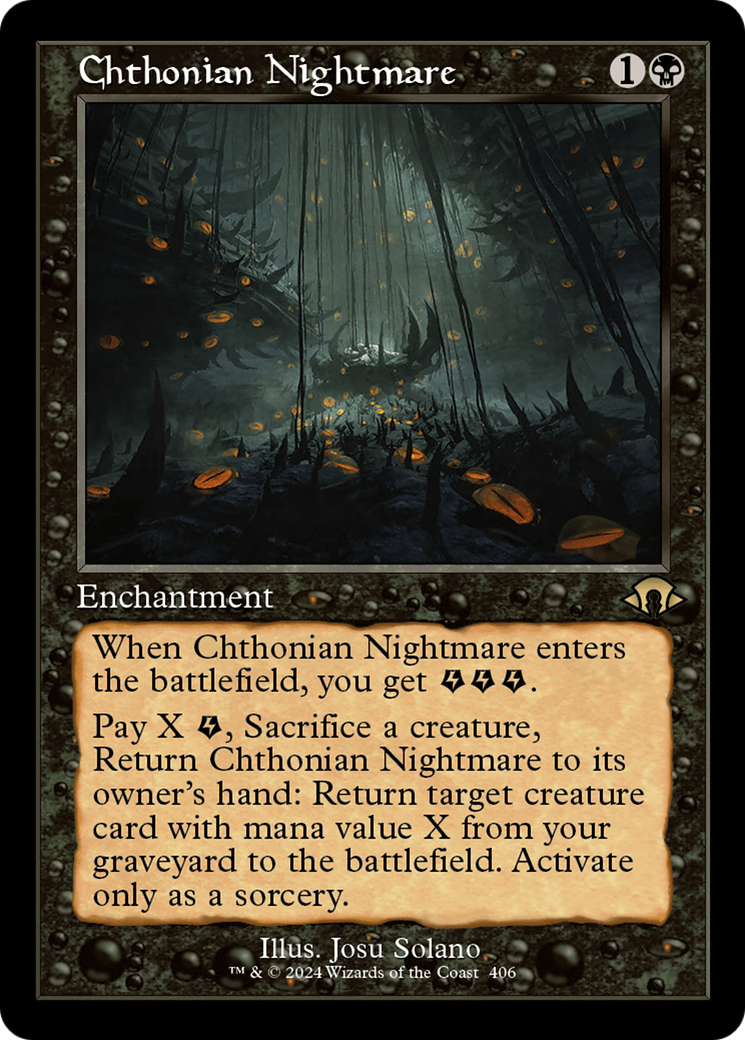 Chthonian Nightmare (Retro) [Modern Horizons 3] | Shuffle n Cut Hobbies & Games