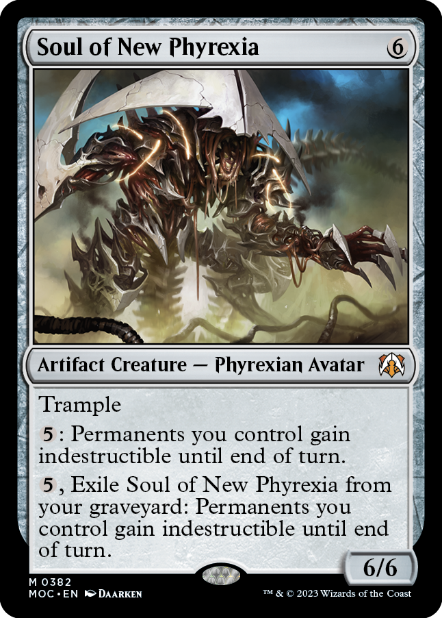 Soul of New Phyrexia [March of the Machine Commander] | Shuffle n Cut Hobbies & Games