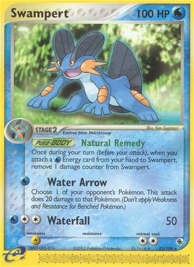 Swampert (23/109) [EX: Ruby & Sapphire] | Shuffle n Cut Hobbies & Games