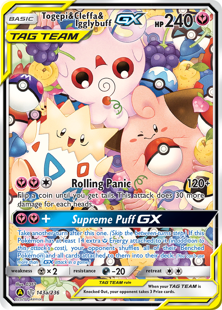 Togepi & Cleffa & Igglybuff GX (143a/236) [Alternate Art Promos] | Shuffle n Cut Hobbies & Games