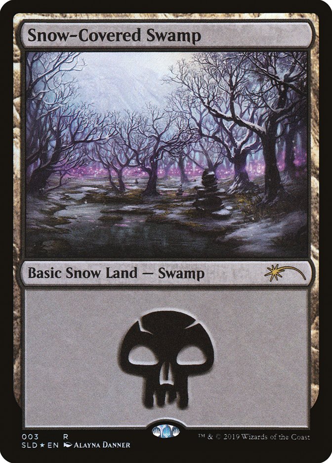 Snow-Covered Swamp (003) [Secret Lair Drop Series] | Shuffle n Cut Hobbies & Games