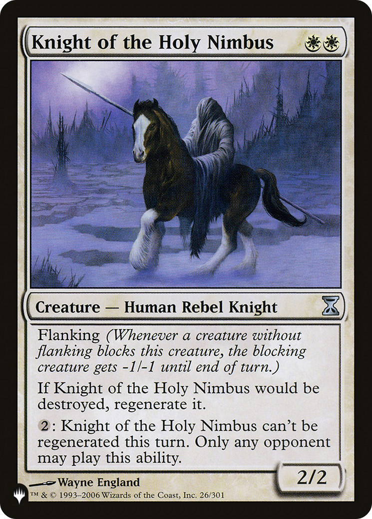 Knight of the Holy Nimbus [The List] | Shuffle n Cut Hobbies & Games