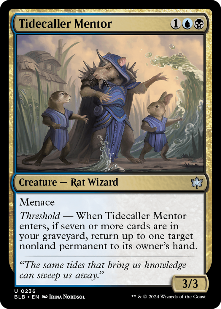 Tidecaller Mentor [Bloomburrow] | Shuffle n Cut Hobbies & Games