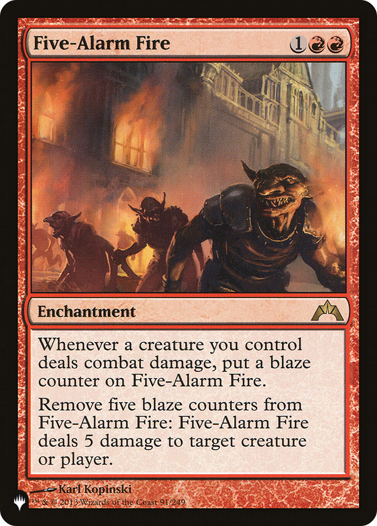 Five-Alarm Fire [The List] | Shuffle n Cut Hobbies & Games