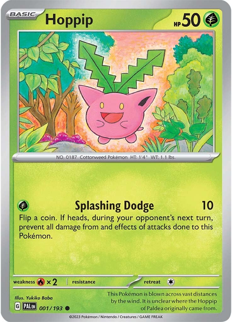 Hoppip (001/193) [Scarlet & Violet: Paldea Evolved] | Shuffle n Cut Hobbies & Games