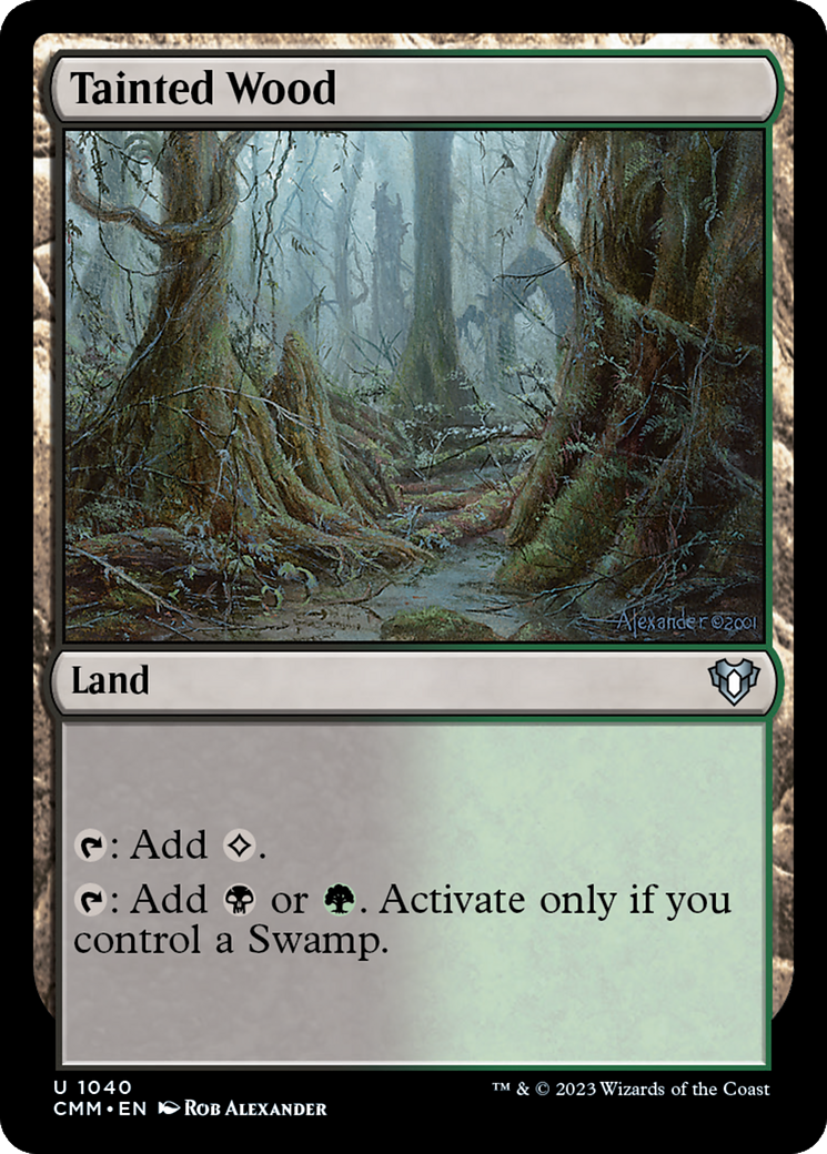 Tainted Wood [Commander Masters] | Shuffle n Cut Hobbies & Games